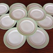 12 assiettes à dessert Descotte Reboisson & Barranger (D.R.B.) Limoges