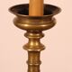 paire de Lampadaires italien Pique Cierge Style renaissance En Bronze