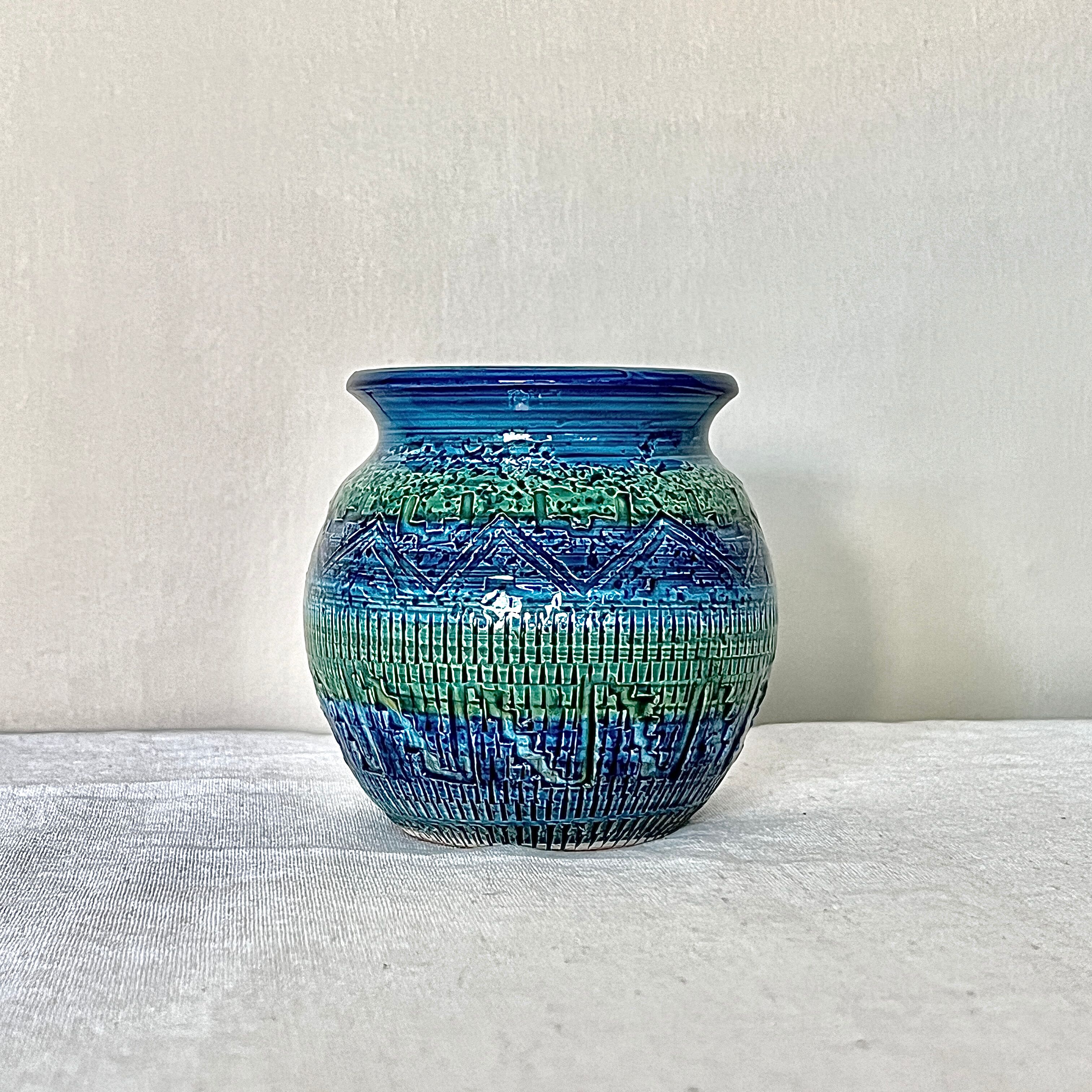 Pottery vase 50s 60s Mid Century Italy