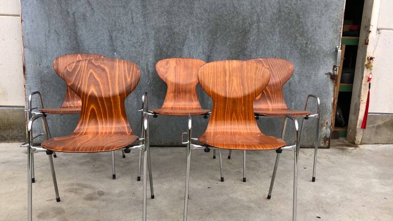 Beautiful Tubax pagwood chairs – The Belgian butterfly chairs