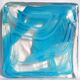 Minimalist Murano sommerso glass block plate