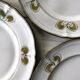 Lot de 3 assiettes céramique