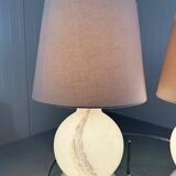 Peill & Putzler large glass table lamps 1970’s