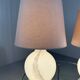 Peill & Putzler large glass table lamps 1970’s