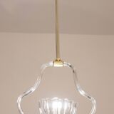 Elegant Art Decò Barovier and Toso Chandelier, 1940s