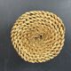 Midcentury French braided rope stool by Audoux & Minet, 1950s