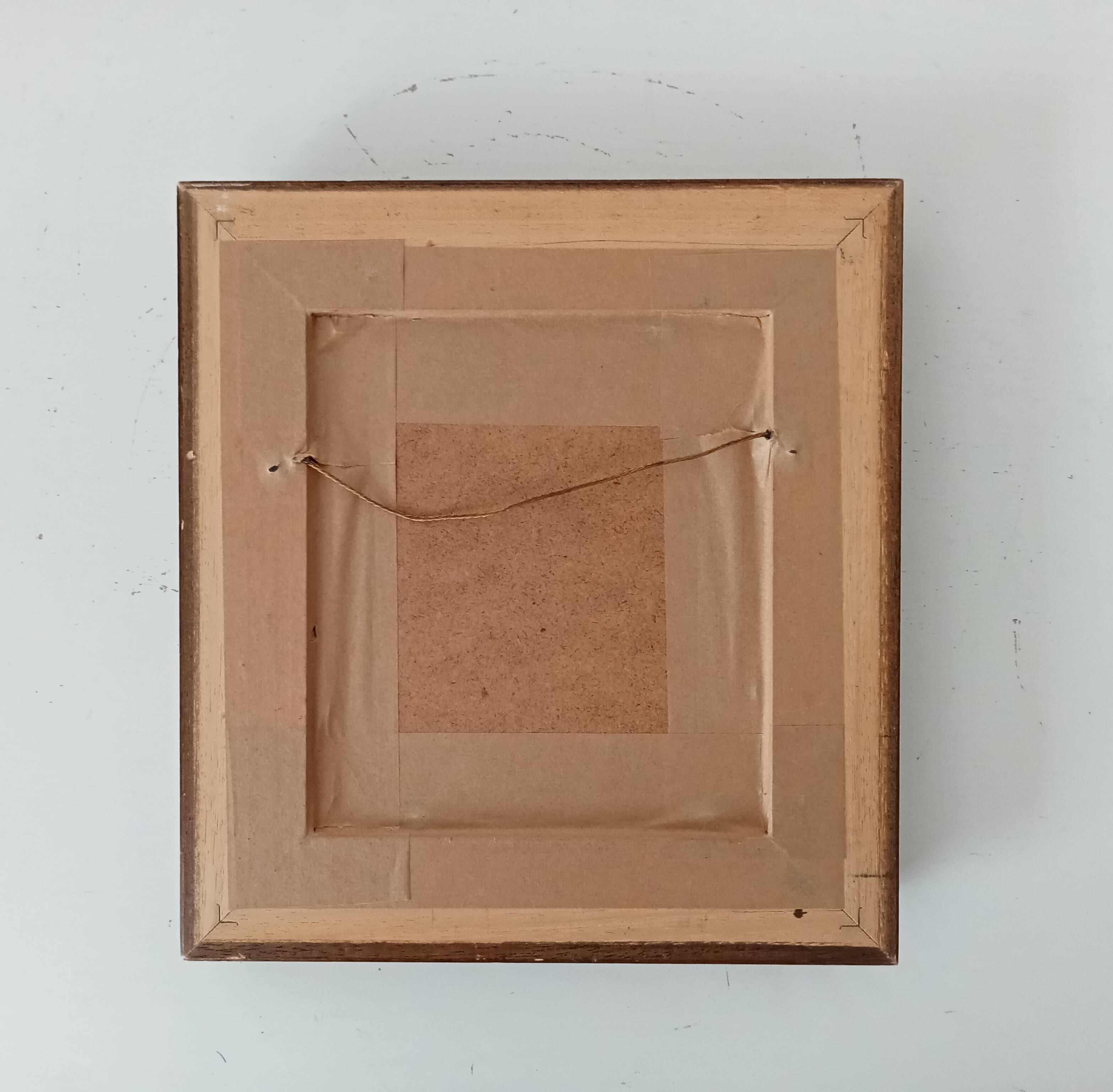 Vintage wooden mirror