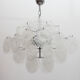 1970s chandelier Murano glass, Gino Vistosi