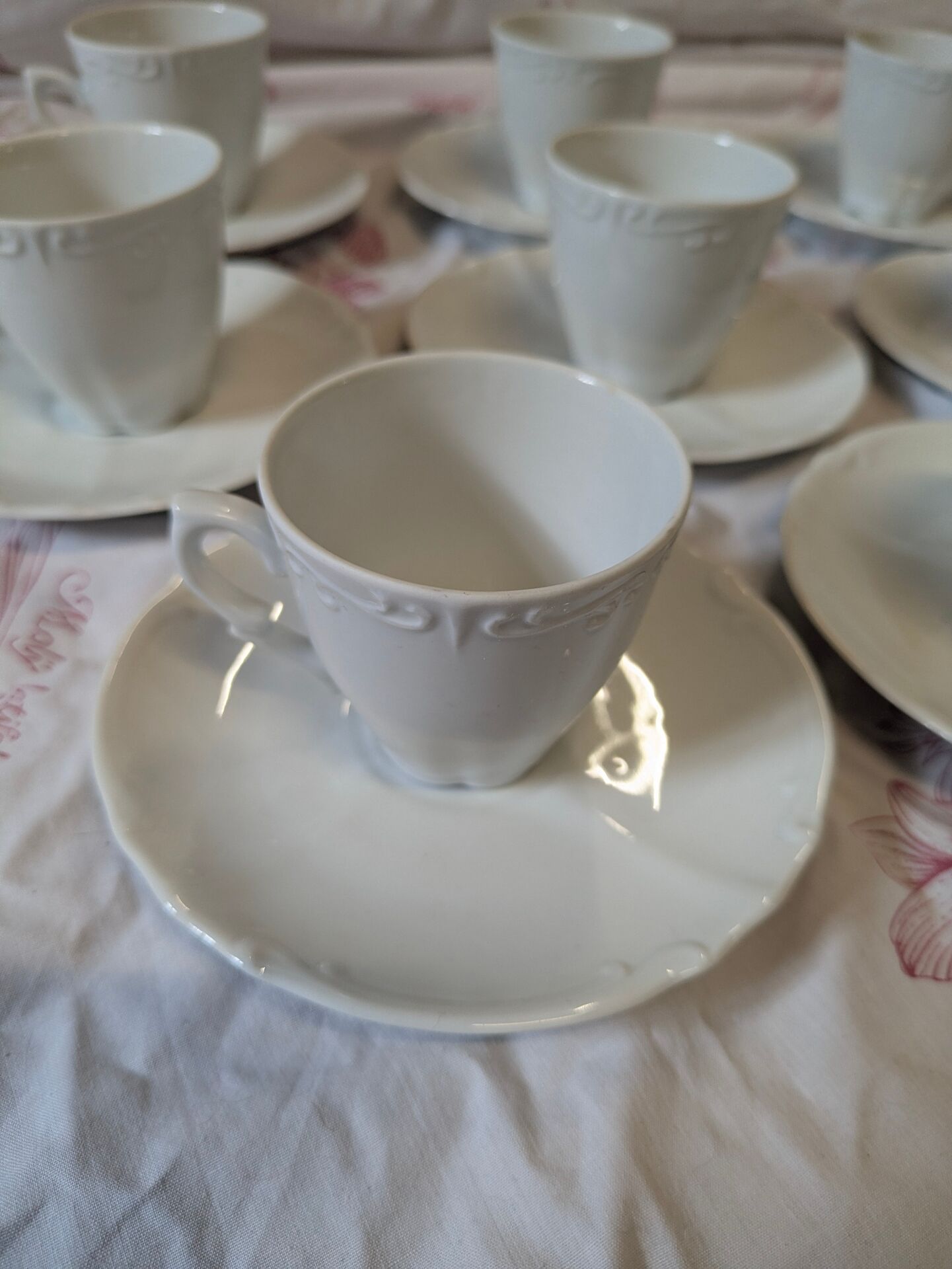 Service à café porcelaine Deshoulieres