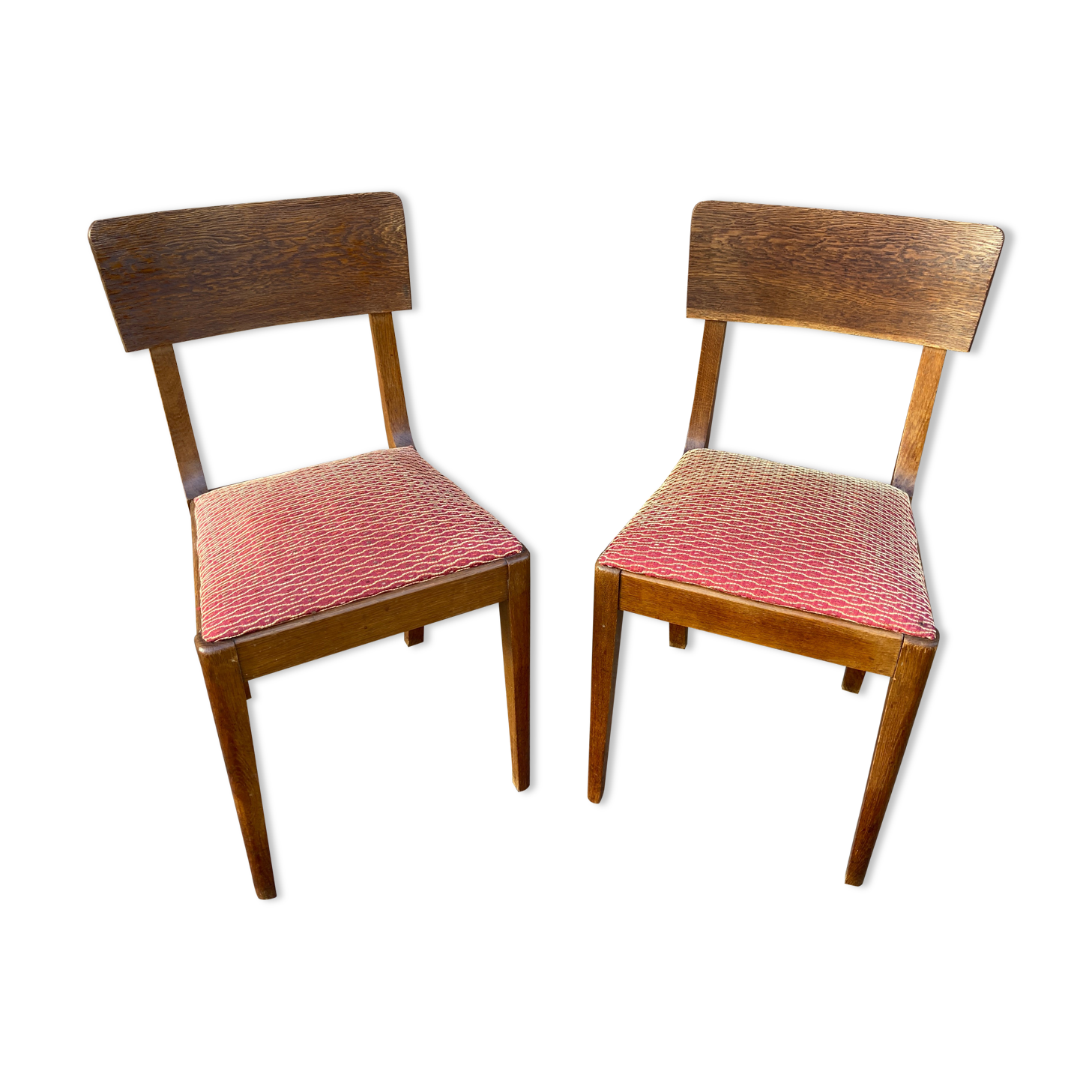pair of Modernist Chairs BAUHAUS vintage cocktail 1950 GERMANY