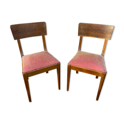 Paire de chaises modernistes bauhaus vintage 1950 germany