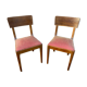 pair of Modernist Chairs BAUHAUS vintage cocktail 1950 GERMANY