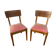 pair of Modernist Chairs BAUHAUS vintage cocktail 1950 GERMANY