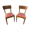 Paire de chaises modernistes bauhaus vintage 1950 germany