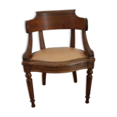 Natural wooden desk