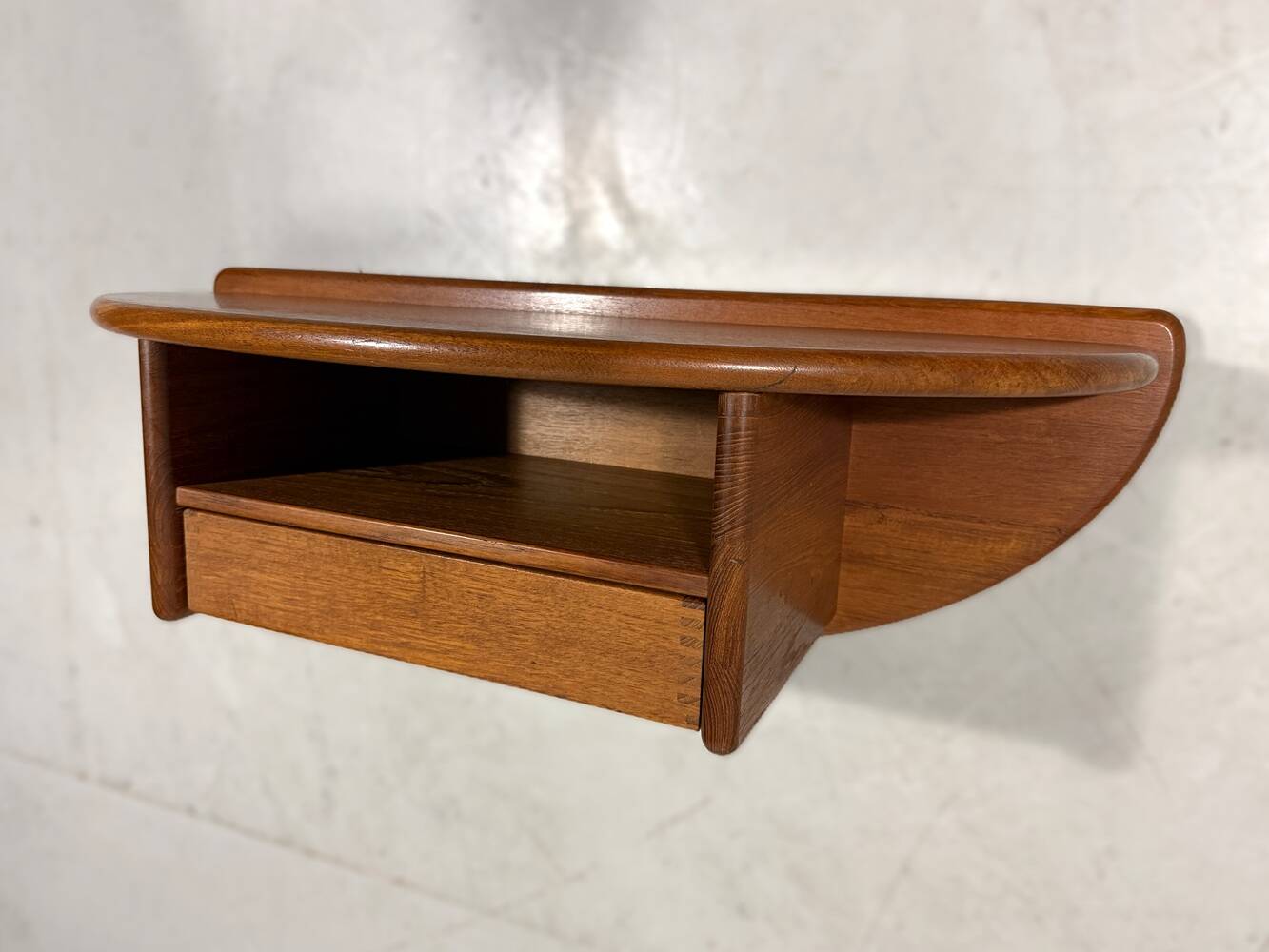 Kai Kristiansen teak wall console Vildbjerg Møbelfabrik Denmark 1960’s