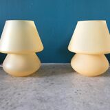 Pair of vintage bedside lamps