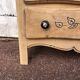 Commode 3 tiroirs vintage bois brut
