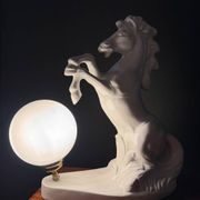 White horse lamp from the 1970s.