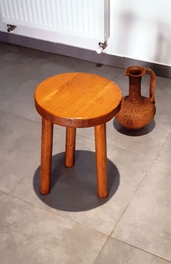 2 tabourets tripode vintage