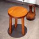 2 tabourets tripode vintage
