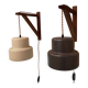 PAIR OF MODULAR WALL LIGHTS "JO HAMMERBORG" 1950.