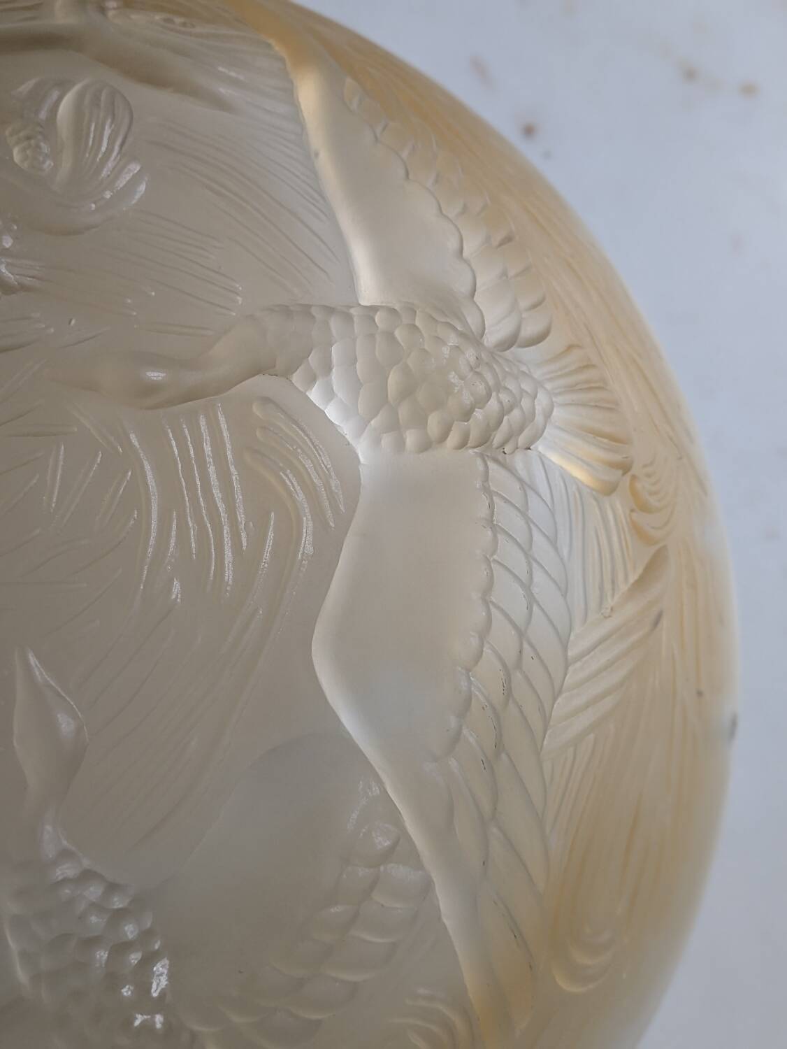 Art Deco pendant light duo