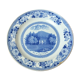 Gien earthenware plate seen from Wales
