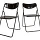 Vintage Ted Folding chairs Niels Gammelgaard for Ikea - Set of four - in Dark Brown