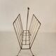 Gilded metal magazine rack 50/60s