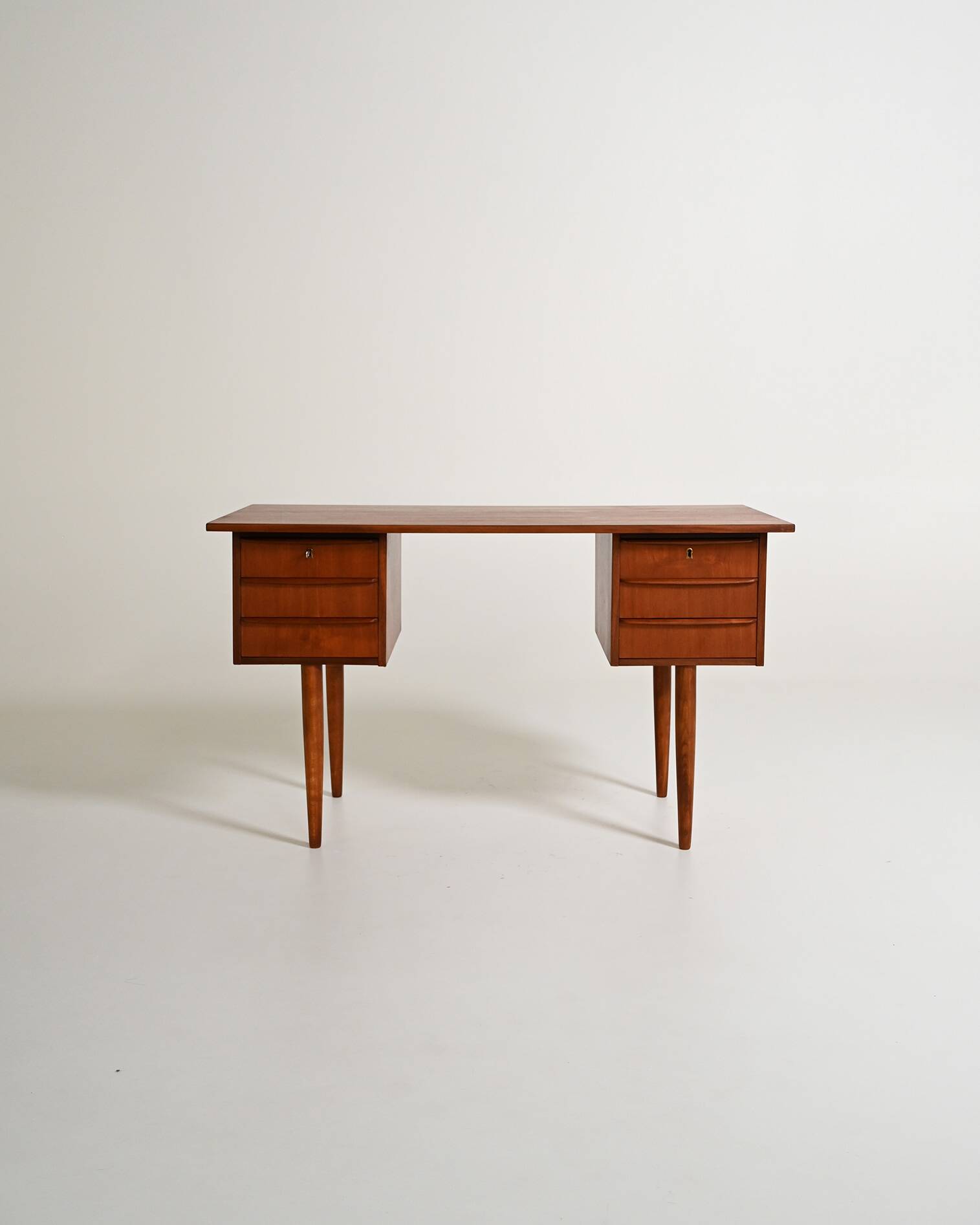 Scandinavian teak desk, 1960s
