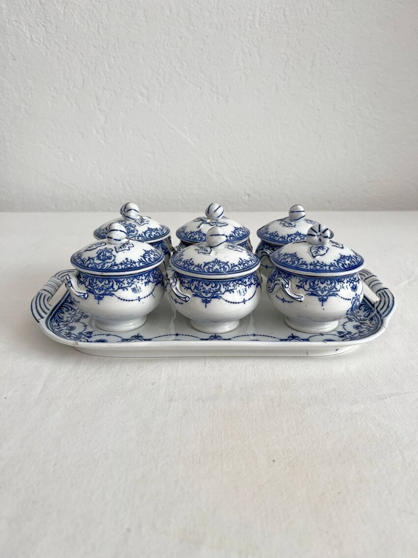 Petit pot à lait ou pot à crème en céramique Bleu de Delft