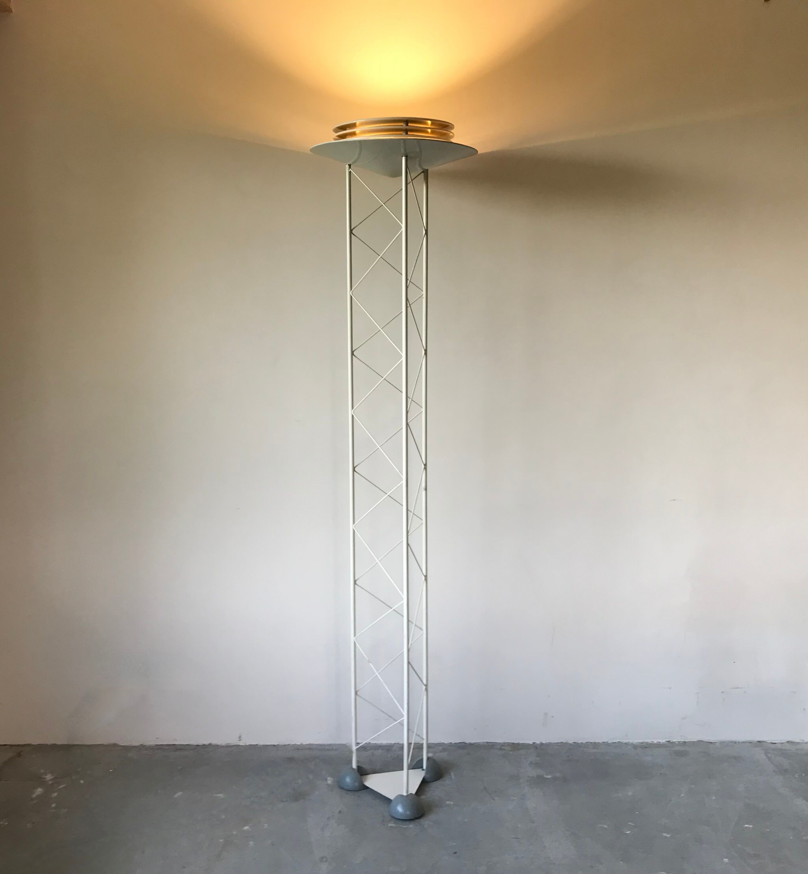 Floor lamp edited by Alta Lite, Italy, circa 1980.