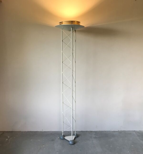 Lampadaire édité par Alta Lite Italie circa 1980