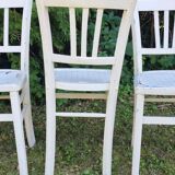 4 Brasserie bistro chairs bentwood bistro chair shabby chic baumann wood