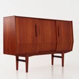 Teak highboard, Danish design, 1970s, production: Denmark