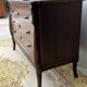 Empire style chest of drawers with gooseneck