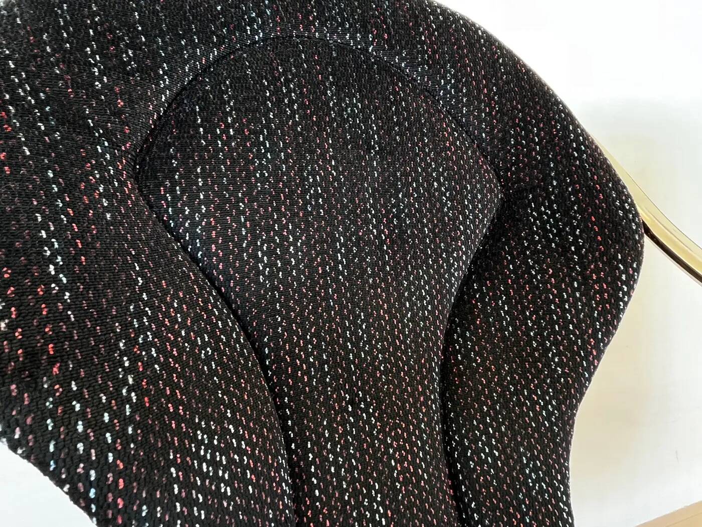 Paire de chaises en laiton de style mid-century, conçues par Gastone Rinaldi, Italie, années 1970