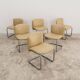 Set Da 6 Poltroncine Design Bauhaus Anni 70 Vintage Modernariato