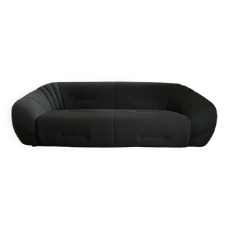 3-seater straight sofa, green/khaki, 250cm