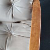 Leather armchairs designed by Eugen Schmidt for Soloform