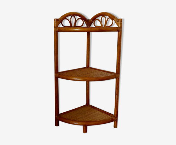 Rattan shelf