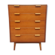 Walnut tallboy chest of drawers
