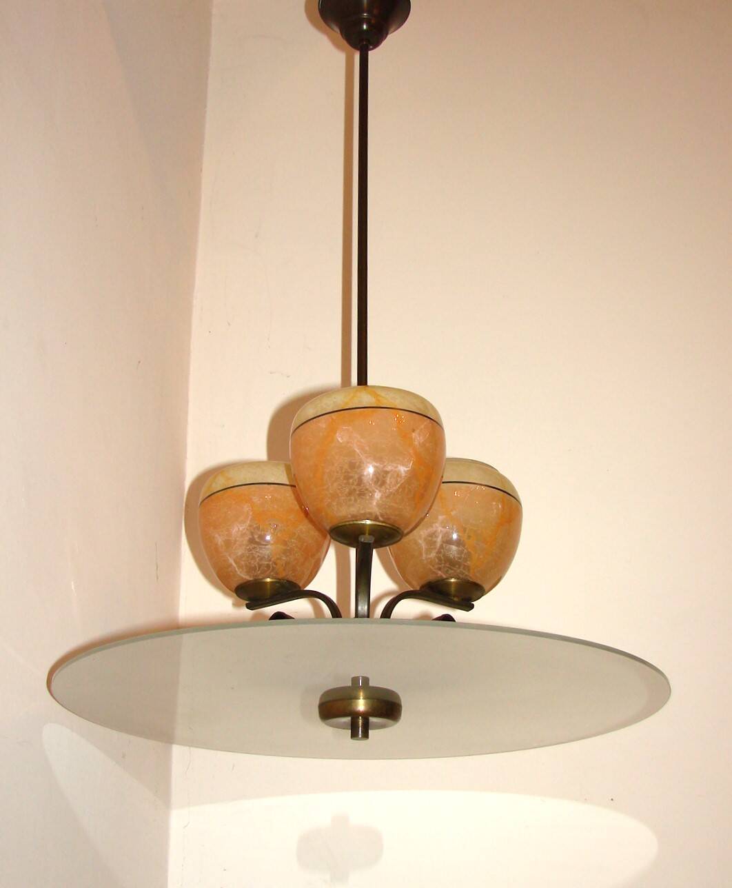 Art deco chandelier, 1930s