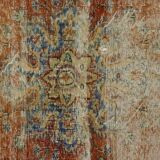 One-of-a-kind turkish handwoven vintage rug - rustic vintage charm 283x 156 cm