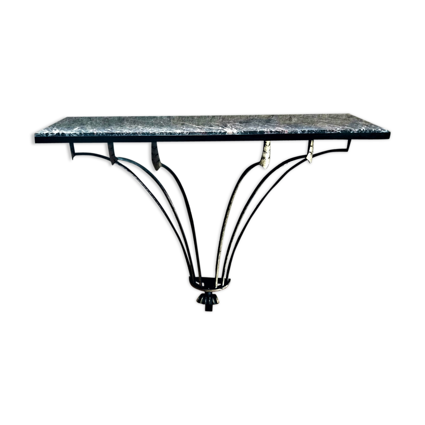 Forged iron console