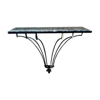 Forged iron console