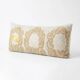 Vintage embroidered cushion cover 41x99 cm