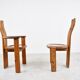 Set of 5 Brutalist dining chairs by Vamdrup Stolefabrik, 1960s