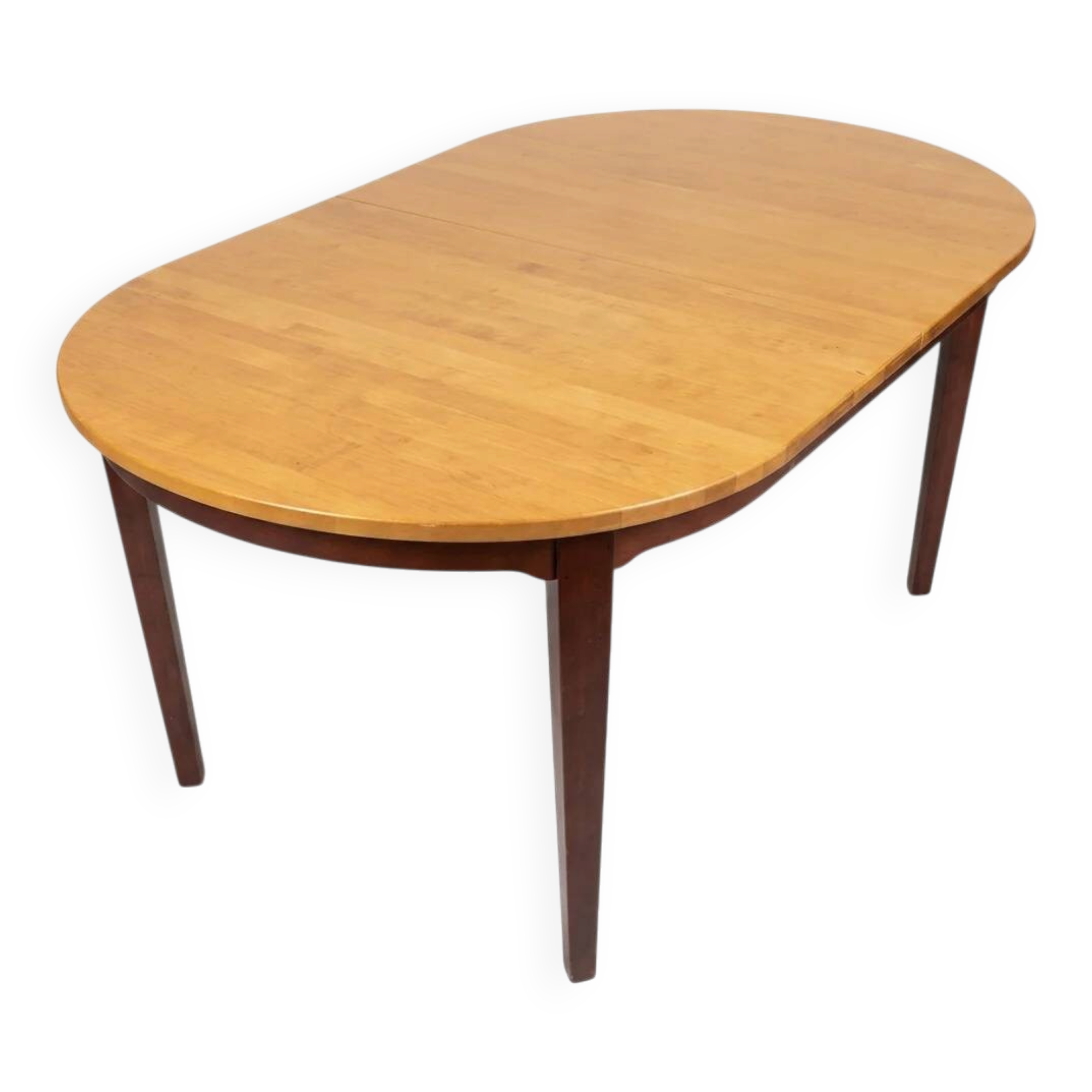 Scandinavian extendable dining table attributed to Hans Ehrlin for Tranås - 1980s